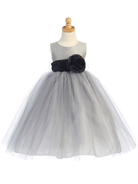 Silver ☀ Gray Flower Girl Dresses ...